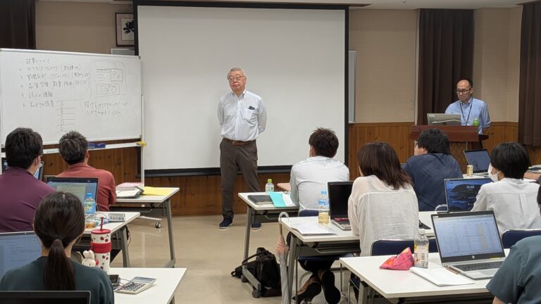 今日は、事業高３０億円の法人の若手研修です。いよいよ、最終ゴールを念頭において、仕上げのイメージを共有してました。
